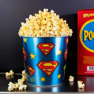 Balde Metálico Coleccionable de Estreno de Película Blockbuster
